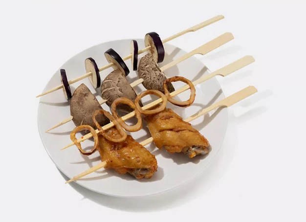 bamboo paddle skewers